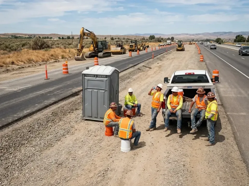 highway-road-construction-crew-007 — frequently asked questions, Porta Potty and Restroom Rentals in Fountainebleau, FL